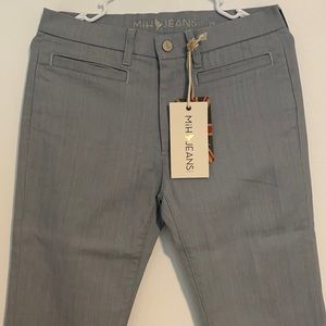 MIH Made in Heaven Marrakesh Kick Flare Jean Pale Blue High Rise Size 29 NWT
